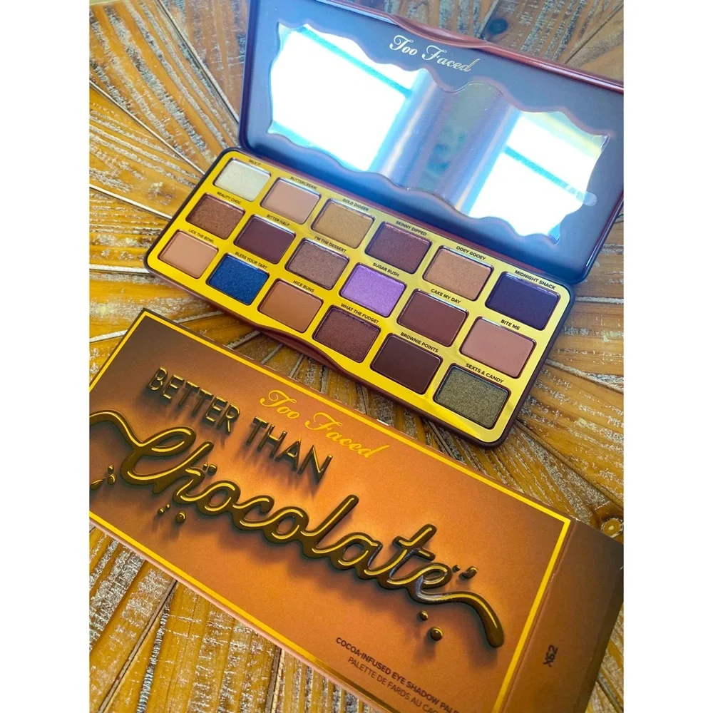 NWT Too Faced Better Than Chocolate Cocoa-Infused Eye Shadow Palette